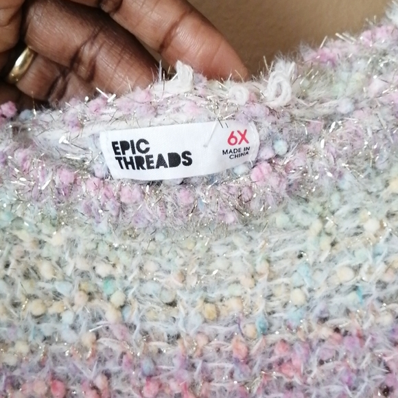 Epic Threads Little Girl's Textured Sweater#Clearance#Lastprice#No offer - Picture 6 of 7